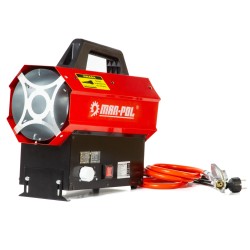 Riscaldatore a Gas 30 kW con Tubo, Riduttore e Termostato  Calore Immediato