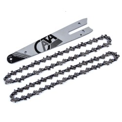 Barra guida con 2 catene 6" per motosega a batteria  Taglio preciso e durevole