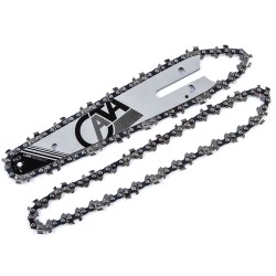 Barra guida con 2 catene 6" per motosega a batteria  Taglio preciso e durevole