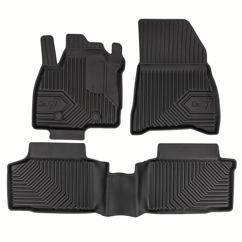 Tappetini compatibili con Dacia Duster III Mild Hybrid dal 2024 in poi, su misura in Gomma TPE