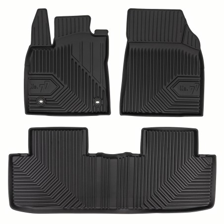 Tappetini compatibili con MG S5 EV dal 2025 in poi, su misura in Gomma TPE