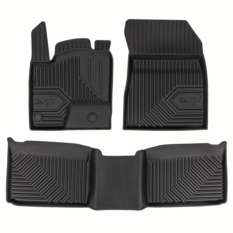 Tappetini compatibili con Mitsubishi Outlander IV PHEV dal 2021 in poi, su misura in Gomma TPE