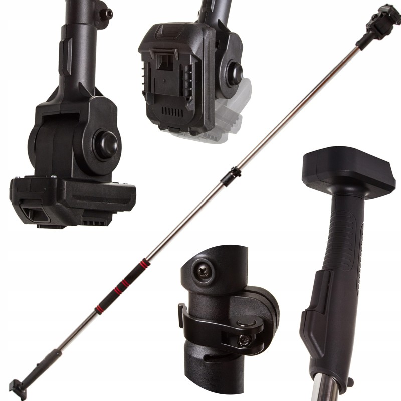 Asta telescopica regolabile 140-225 cm per motosega a 3 pin