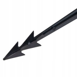 Set Picchetti Chiodi per Agrotessuto Telone |  50 Pezzi | Lunghezza: 12,5 cm | Testa: 4,4×3,7 cm | per Giardino Orto