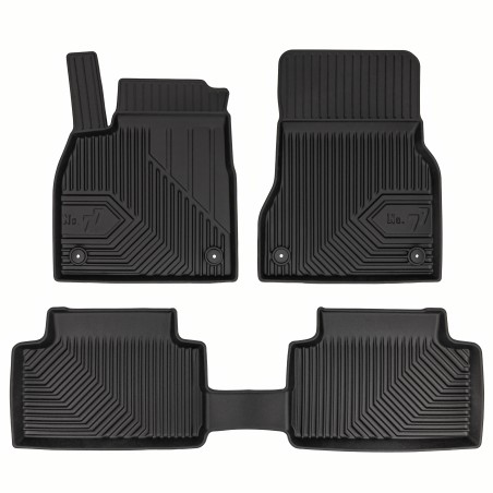 Tappetini compatibili con Audi Q6 e-tron dal 2023 in poi, su misura in Gomma TPE