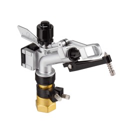 Irrigatore ad impulso con rotazione regolabile 0°-360° filettatuta 1"