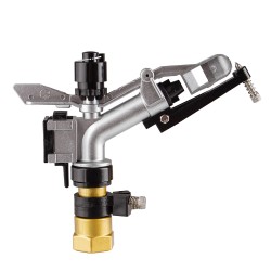 Irrigatore ad impulso con rotazione regolabile 0°-360° filettatuta 1"