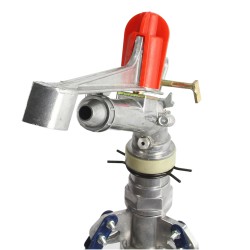 Irrigatore ad impulso su treppiedi con rotazione regolabile 0°-360° filettatuta 2"