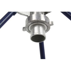 Irrigatore ad impulso su treppiedi con rotazione regolabile 0°-360° filettatuta 2"