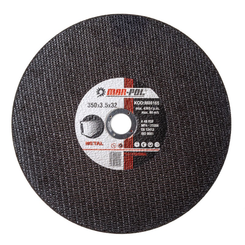 Set 5 dischi da taglio Ø350x3,5mm foro 32mm per metallo