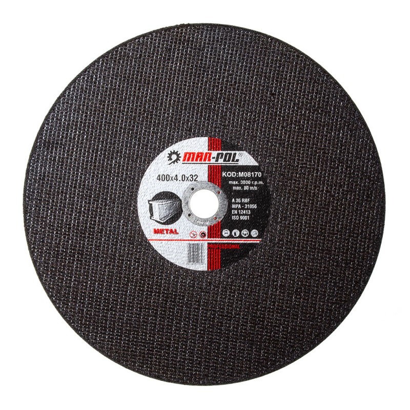Set 5 dischi da taglio Ø400x4mm foro 32mm per metallo