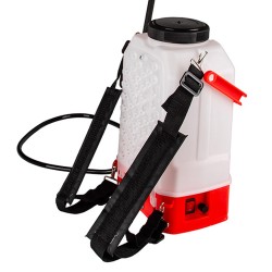 Irroratore a batteria 8 litri, lancia regolabile 59-86 cm, con bratelle e supporto schiena