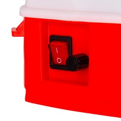 Irroratore a batteria 8 litri, lancia regolabile 59-86 cm, con bratelle e supporto schiena