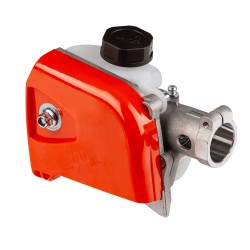 Accessorio testina adattatore da decespugliatore a motosega, 9 Denti, tubo Ø28 mm, con barra guida e catena