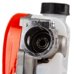 Accessorio testina adattatore da decespugliatore a motosega, 9 Denti, tubo Ø28 mm, con barra guida e catena