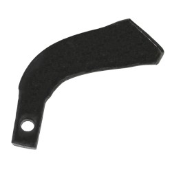 Set di 2+2 Lame zappette sinistre e destre per motocoltivatore 148x42mm spessore 5,5mm foro Ø10mm