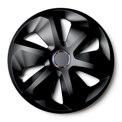 Copricerchi AutoStyle 14 Pollici Nero/argento - Kit 4 Pezzi, Serie PP 9984C, Per Personalizzare Le Ruote