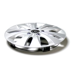 Set 4 Copricerchi 13" Pollici Borchie Argento Coprimozzo Modello STORMX con bulloni decorativi cromati