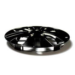 Set 4 Copricerchi 16" Pollici Borchie Nero Coprimozzo Modello STORMXB 