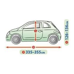Telo Copriauto Copri Auto Macchina Mobile Garage per S3 Hatchback Esterno | L. 355cm | H. 136 cm | Impermeabile Traspirante
