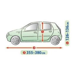 Telo Copriauto Copri Auto Macchina Mobile Garage per M1 Hatchback Esterno | L. 385cm | H. 136 cm | Impermeabile Traspirante