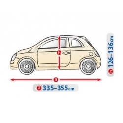 Telo Copriauto Copri Auto Macchina Optimal Garage per S3 Hatchback Esterno | L. 355cm 136cm | Impermeabile Traspirante