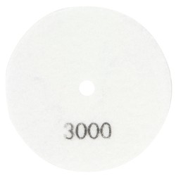 Disco Abrasivo Diamantato Ø100 Grana 3000 Gres Piastrelle Pietra Marmo Ø8mm