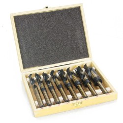 Set kit 8 pezzi punte trapano 14-25,5mm HSS per metallo acciaio scatola legno