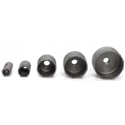 Set kit seghe a tazza per cemento muro 9pz mandrino SDS+ MAX incluso Ø30-100 mm