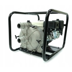 Motopompa a scoppio 2" Motore benzina 196cc 4 tempi 7 CV Prevalenza 26m Autoadescante Portata 30.000 Litri/ora