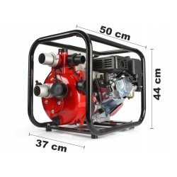 Motopompa a Scoppio per Irrigazione 4 Tempi Benzina OHV 7 CV Altezza di Sollevamento 65m Autoadescante Portata 600 L/min