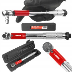 Chiave Dinamometrica A Cricchetto 1/4" | 5-25Nm | Lunghezza 265 mm Impugnatura Regolabile | Meccanismo Di Bloccaggio