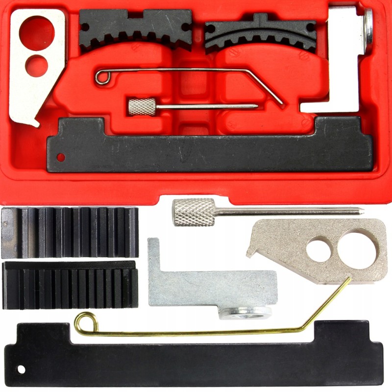 Kit Set Messa in Fase per Motori Opel Fiat Alfa Chevrolet 7 Attrezzi Utensili per Regolazione Albero Came Chinghia