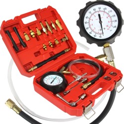 Set kit Tester misuratore pressione olio carburante motore auto 21pz adattatori