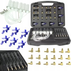 Misuratore flusso per iniettori Common-Rail Diesel Flussometro tester 6 cilindri