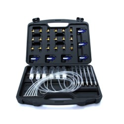 Misuratore flusso per iniettori Common-Rail Diesel Flussometro tester 6 cilindri