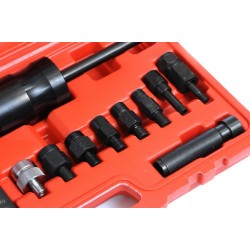 Kit estrattore iniettori motore diesel 14 pz universale con martello scorrevole