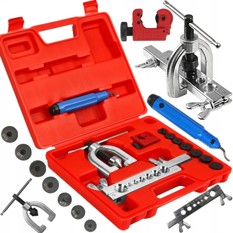 Kit set riparazione tubo freno 11 pz tubi di svasatura collari