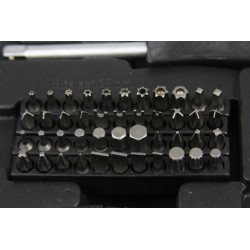 Set kit chiavi a cricchetto bussole valigia utensili 216 pz inserti per officina Bussole inserti 1/4" 1/2"