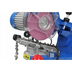 Affilatrice per Dischi Seghe circolari 250W elettrica disco diamantato Ø125mm 2850 giri/min base 370x270 mm 4 adattatori