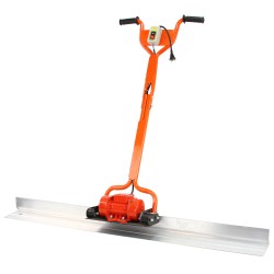 Staggia Vibrante Elettrica per Cemento Calcestruzzo | 200 W | 1,5 m x 14 cm | 2800 giri/min | Raggio di Azione 18 cm