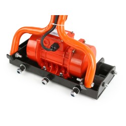 Staggia Vibrante Elettrica per Cemento Calcestruzzo | 200 W | 1,5 m x 14 cm | 2800 giri/min | Raggio di Azione 18 cm