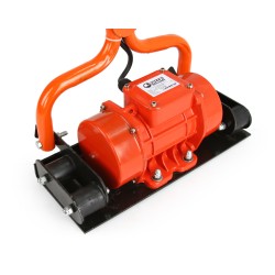 Staggia Vibrante Elettrica per Cemento Calcestruzzo | 200 W | 1,5 m x 14 cm | 2800 giri/min | Raggio di Azione 18 cm