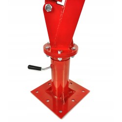 Gru Gruetta Idraulica 1T | Girevole 360° | Pieghevole | Sollevamento Motore per Officina Furgone