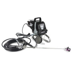 Spruzzatore Airless 1100W 1,5L/min Pistola per verniciare ad Alta Pressione Vernice Acrilica Solvente Professionale