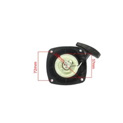 Starter Avviamento a Strappo per Decespugliatore 72x72 mm tagliaerba Taglia Erba 2 Tempi Universale