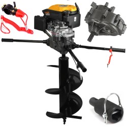 Mototrivella a scoppio Trivella Trivellatrice Benzina 173cc 6CV +  Punta Ø400