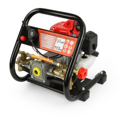 Irroratore Nebulizzatore a Scoppio | 25 bar | 12 L/min | Tubo Lancia 10 m | Pompa Motopompa Diserbo