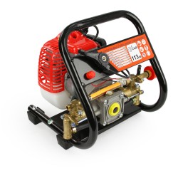 Irroratore Nebulizzatore a Scoppio | 25 bar | 12 L/min | Tubo Lancia 10 m | Pompa Motopompa Diserbo