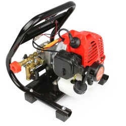 Irroratore Nebulizzatore a Scoppio | 25 bar | 12 L/min | Tubo Lancia 10 m | Pompa Motopompa Diserbo